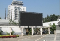 Publicité extérieure contrastée d'affichage à LED, Panneau d'affichage P6 d'écran de LED avec le Cabinet de fer